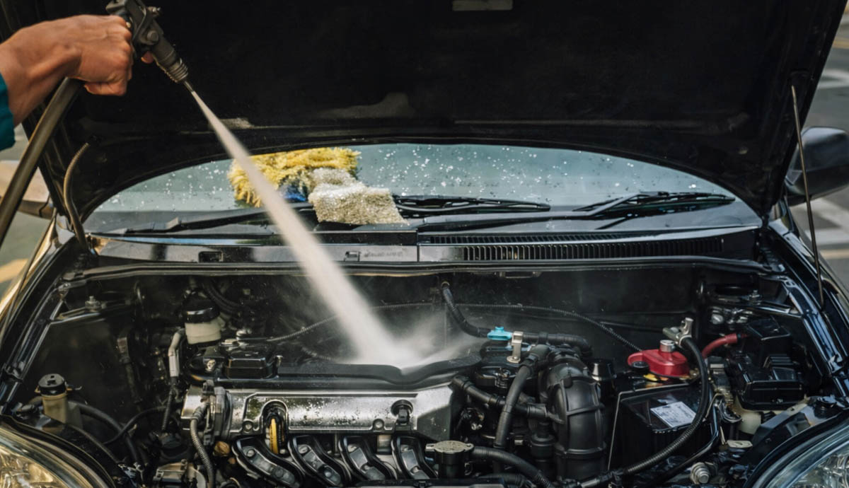 Подкапотная мойка при ТО – в подарок!